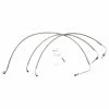 LA Choppers Front Brake Line Kit Stainless Steel 12"-14' Apes