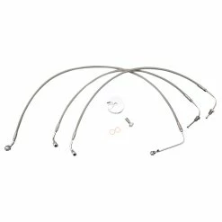 LA Choppers Front Brake Line Kit Stainless Steel 18"-20' Apes
