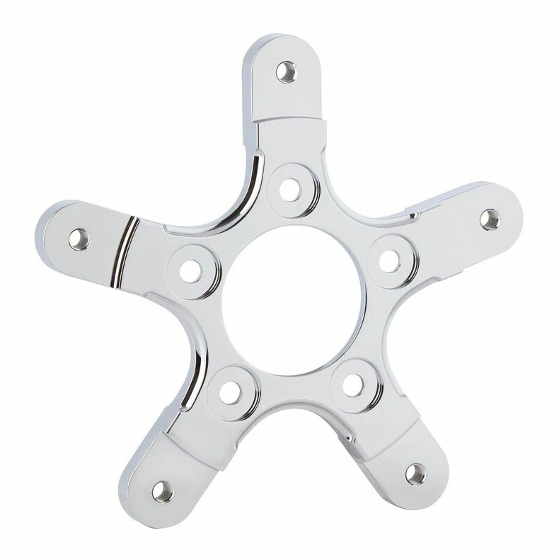 Arlen Ness Rotor Adapter Kit Chrome 1 Arlen Ness Rotor Adapter Kit Chrome