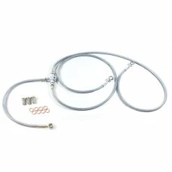 Galfer USA Sportbike 3 Line Clear Stainless Steel Brake Line Kit