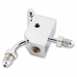 Twin Power Rear Block Brake Line Tee