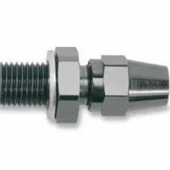 Russell Renegade Black Steel 3/8″-24 Male Straight Fitting