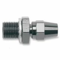 Russell Renegade Black Steel 7/16″-24 Male Straight Fitting