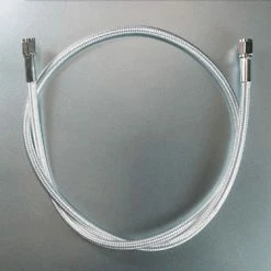 Magnum Polished Stainless 48″ 35° Brake Line For Single Front Disc Brakes