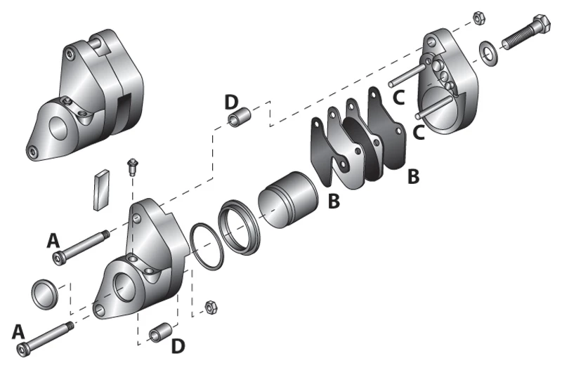 V-Twin Manufacturing Rear Caliper Bushing 2 V-Twin Manufacturing Rear Caliper Bushing - Image 2
