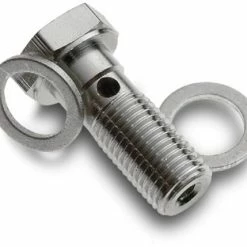 J&P Cycles Chrome Banjo Bolt