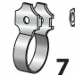 V-Twin Manufacturing Mechanical Brake Cable Clamp