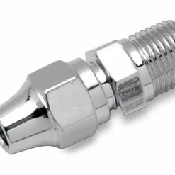 Drag Specialties 1/8" Male NPT Straight Chrome Fitting
