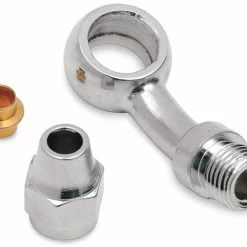 Drag Specialties 3/8" / 10MM Chrome 35° Banjo Fitting