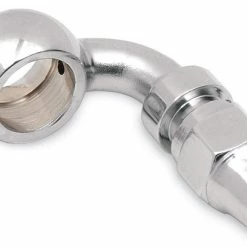 Drag Specialties 3/8" / 10MM Chrome 90° Banjo Fitting