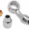 Drag Specialties 7/16" / 12MM Chrome 35° Banjo Fitting
