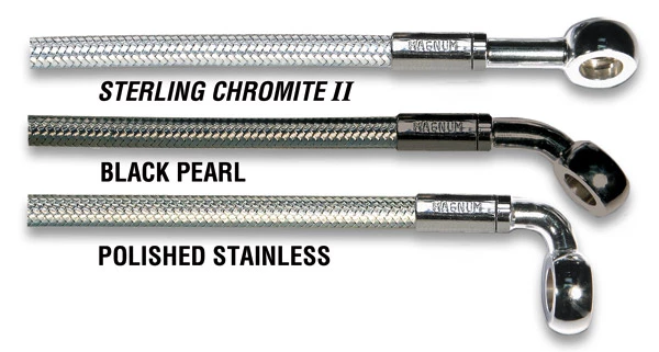 Magnum Designer Sterling Chromite II Dual Disc Lower Brake Line Kit For ABS Models 2 Magnum Designer Sterling Chromite II Dual Disc Lower Brake Line Kit For ABS Models - Image 2