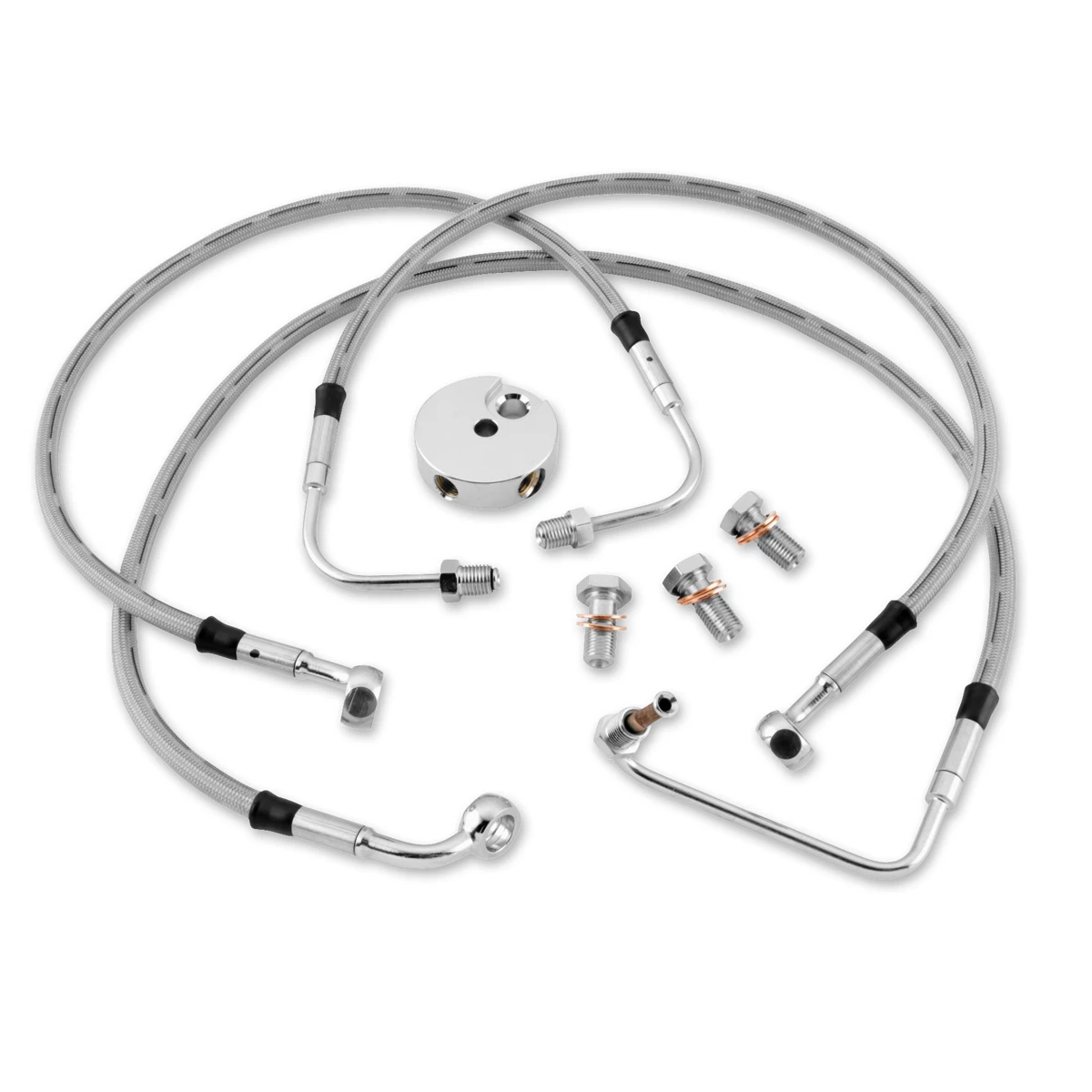 Goodridge OEM-Style DOT Dual Disc Front Brake Line For ABS Models 1 Goodridge OEM-Style DOT Dual Disc Front Brake Line For ABS Models