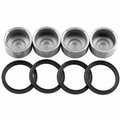 Biker's Choice Piston Set & Seals For 4-Piston Brake Caliper