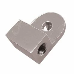 V-Twin Manufacturing Chrome Straight Line Union For 10mm Banjo Bolts