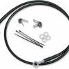 Drag Specialties Standard Length Black Vinyl-Coated Front Brake Line Kit