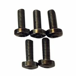 Drag Specialties Black Chrome Front Disc Brake Rotor Mounting Bolts