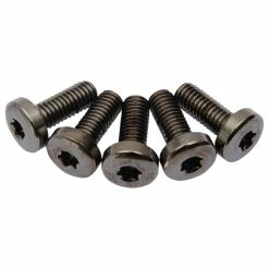 Drag Specialties Black Chrome Rear Disc Brake Rotor Mounting Bolts