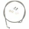 LA Choppers Braided Stainless Brake Line For 12"-14" Bars