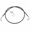 LA Choppers Braided Black Vinyl Brake Line For 12"-14" Bars