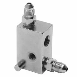 Drag Specialties Rear Brake Tee With Block And Brake Light Switch Hole