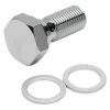 Drag Specialties 7/16"-24" Banjo Bolt With Step-Down To 3/8"