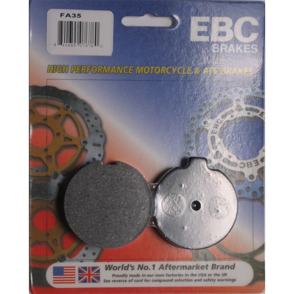 EBC Front/Rear Organic Brake Pads 2 EBC Front/Rear Organic Brake Pads - Image 2